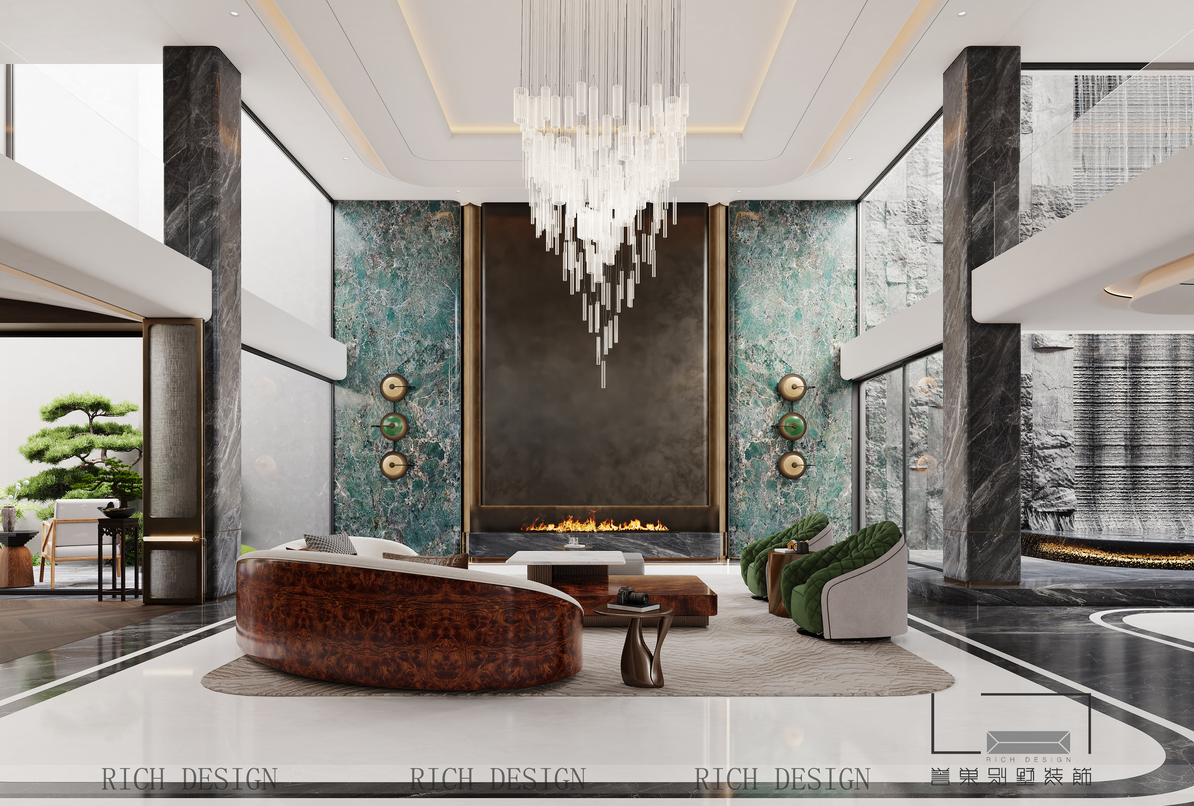 譽巢·珠海 | 以空間為媒，尋回生活的呼吸感別墅裝修效果圖